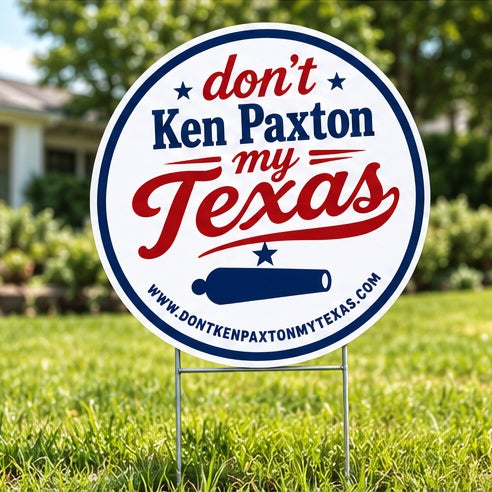 18" Circle Yard Sign
